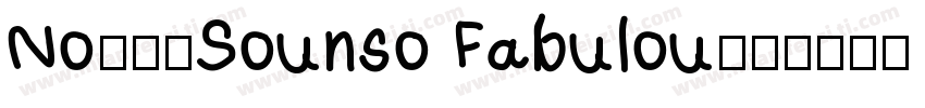 No06-Sounso Fabulou字体转换